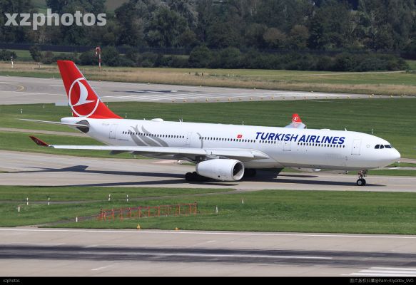 Turkish A330 in Zurich