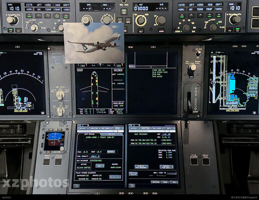 cockpit of A350-1000