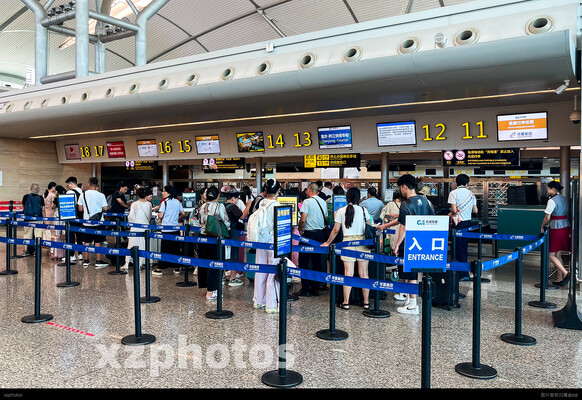 华夏航空值机柜台