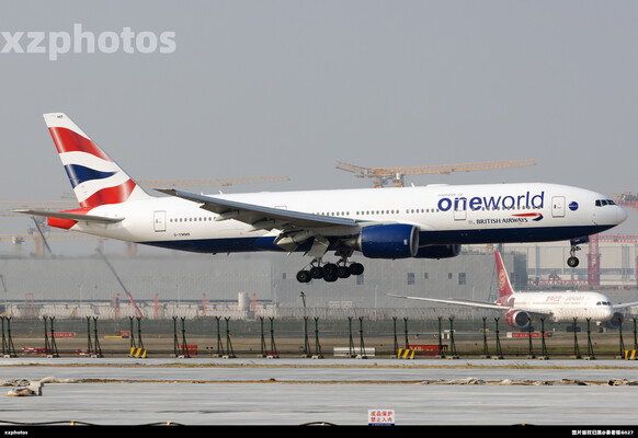 英航772首航浦东