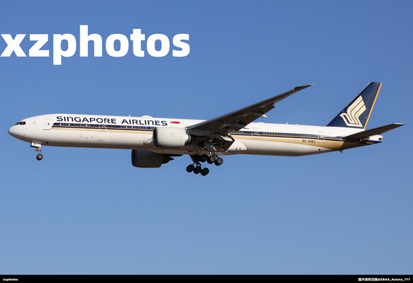 新加坡航空77W访京