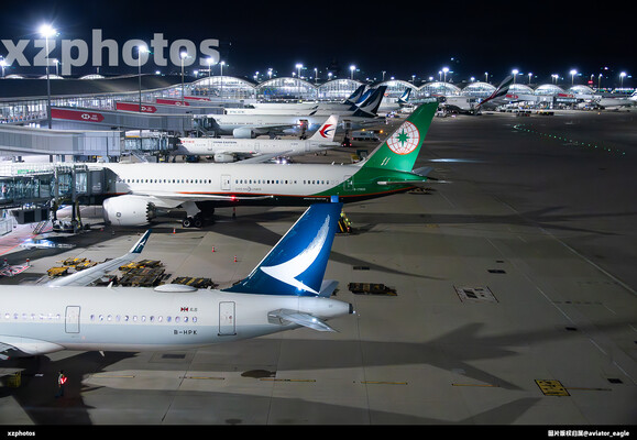 香港机场夜景