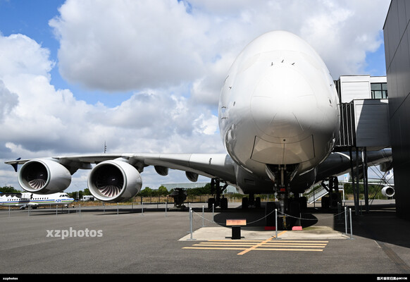 这架飞机的机身序列号为MSN002，曾是空客的A380测试机，还在2006年到中国广州、北京和上海完成过技术验证飞行，于2019年8月被移交至该博物馆陈列，成为展现A380研发历程的重要展品。