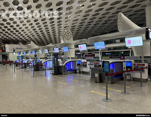 深圳机场南航值机柜台