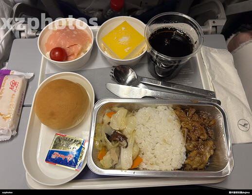 LH733 上海-法兰克福 经济舱餐食