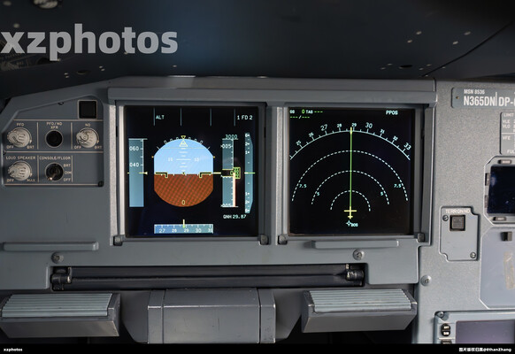 A321姿态仪&amp;气象雷达屏幕