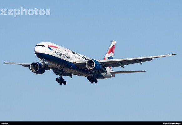 英航创意英伦772引擎进光