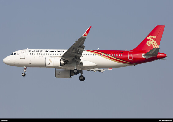 深航320neo机队最新一架飞机