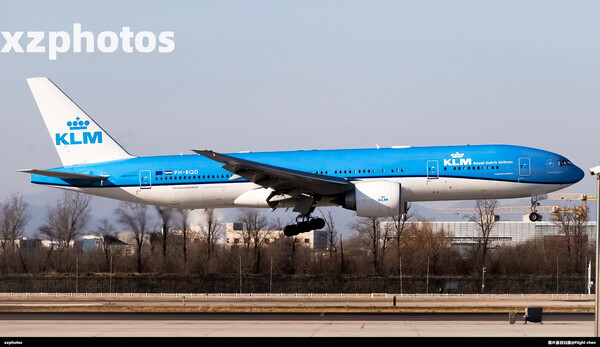 荷航罕见用772执飞北京