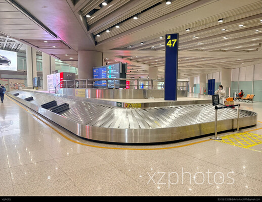 北京首都机场T3 国内到达47号行李转盘