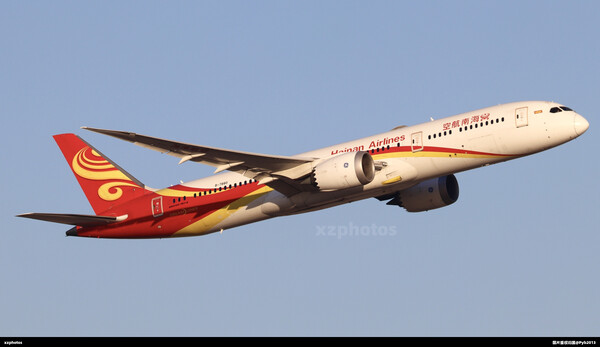 海航787机低爬升率离场