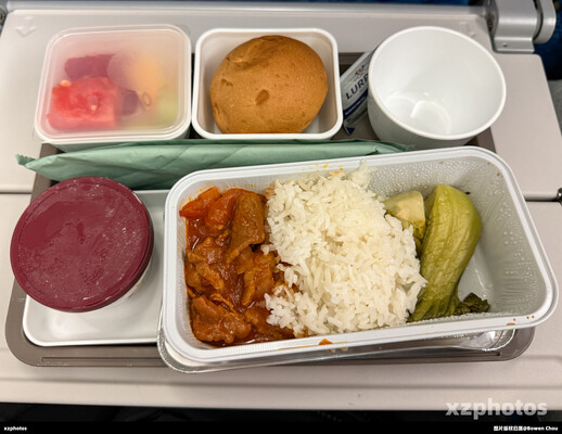 CX312 香港-北京经济舱餐食