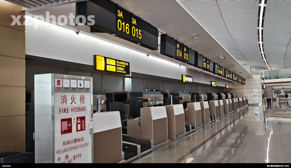 重庆江北机场值机柜台