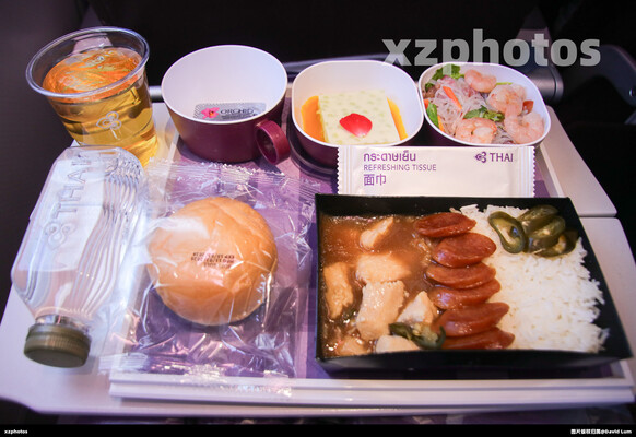 泰国航空 TG668 曼谷BKK-广州CAN 经济舱餐食