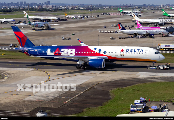達美航空LA28奧運彩繪機
