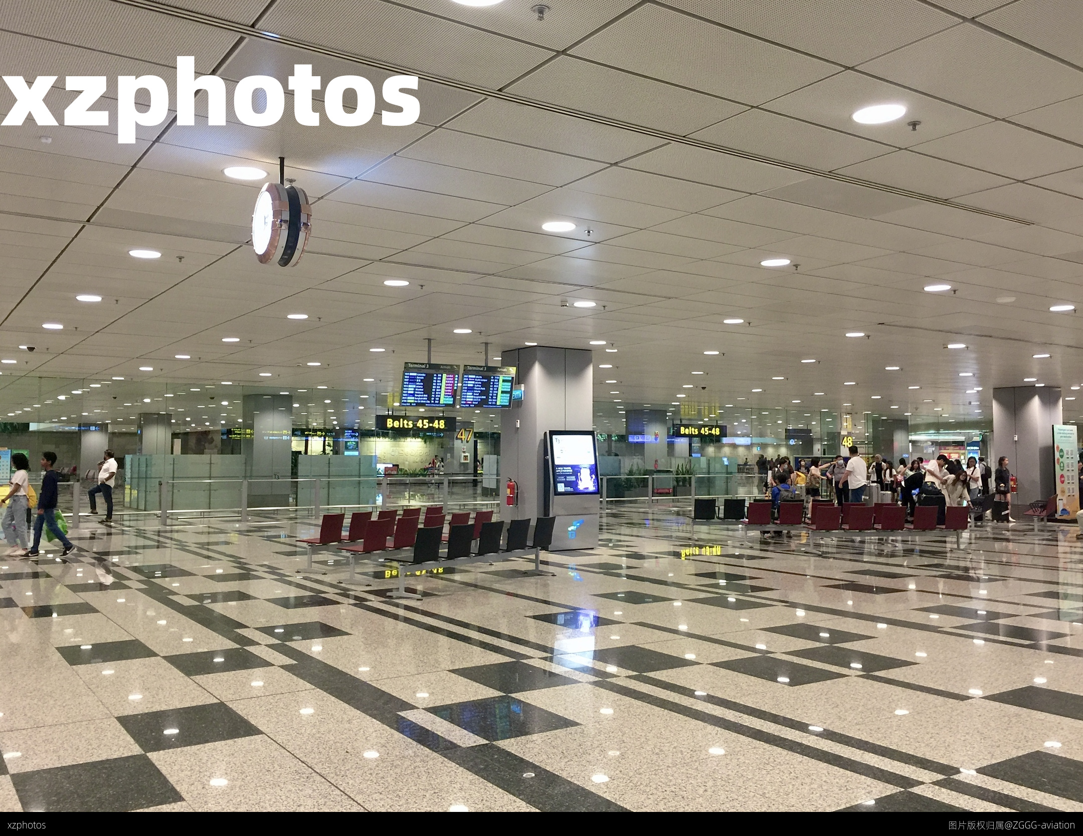 新加坡樟宜T3到达