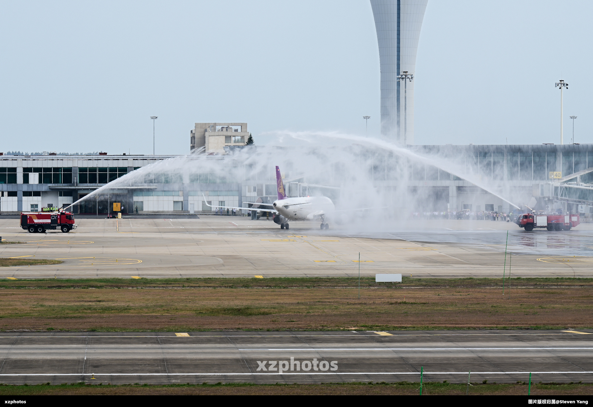 柬埔寨国家航空首航福州