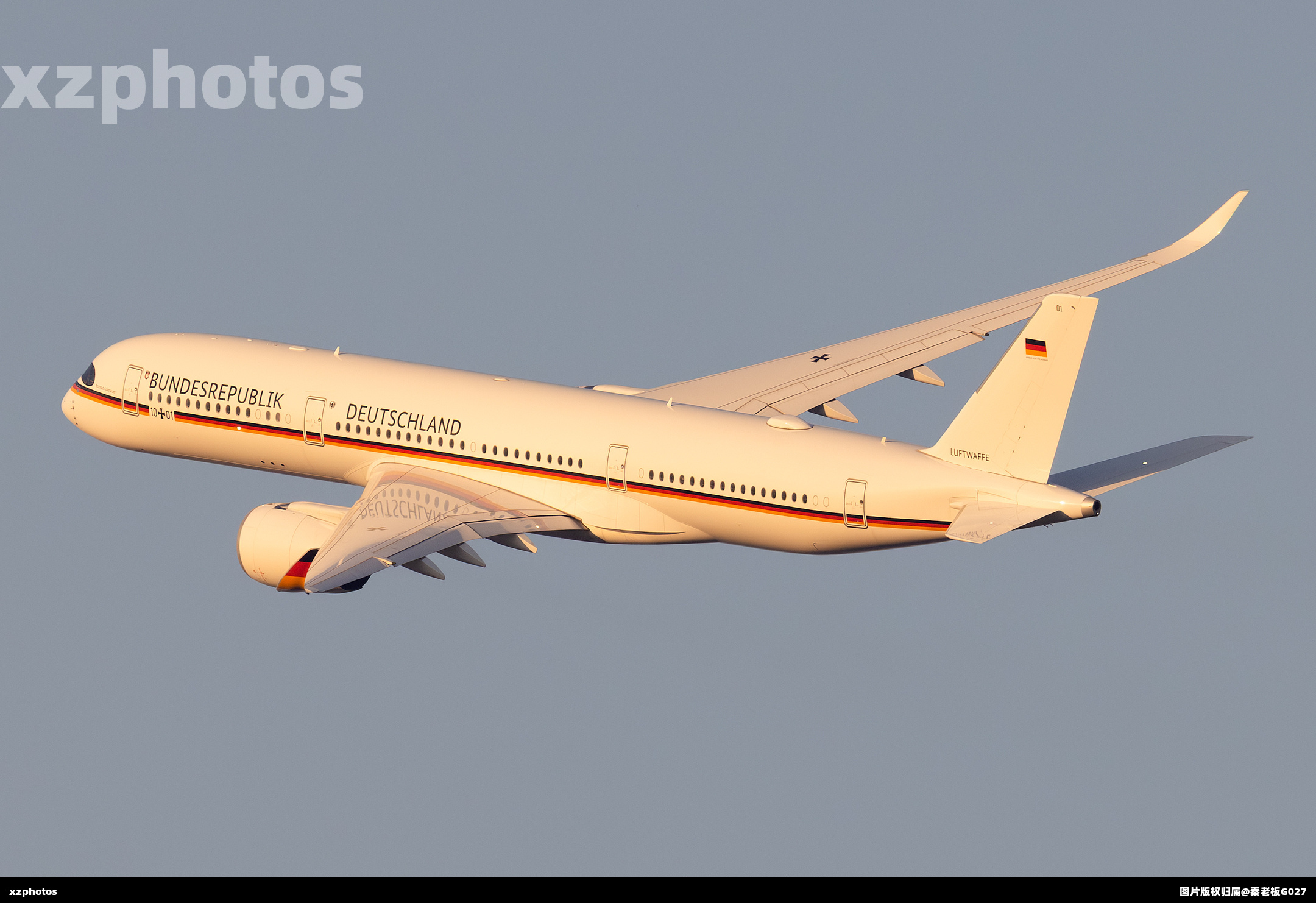 德国空军A359在虹桥黄金光打拐