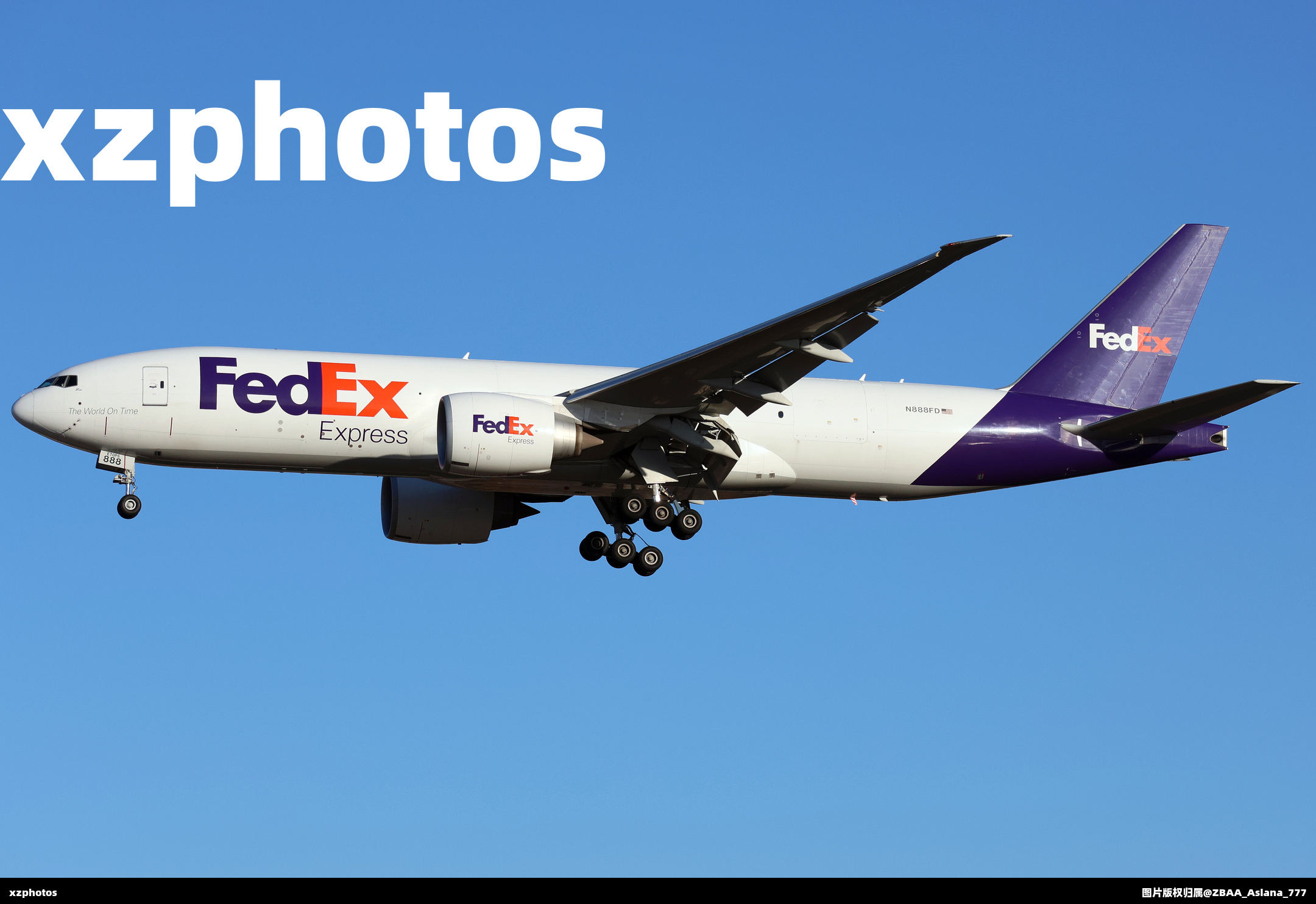 联邦快递77L访京