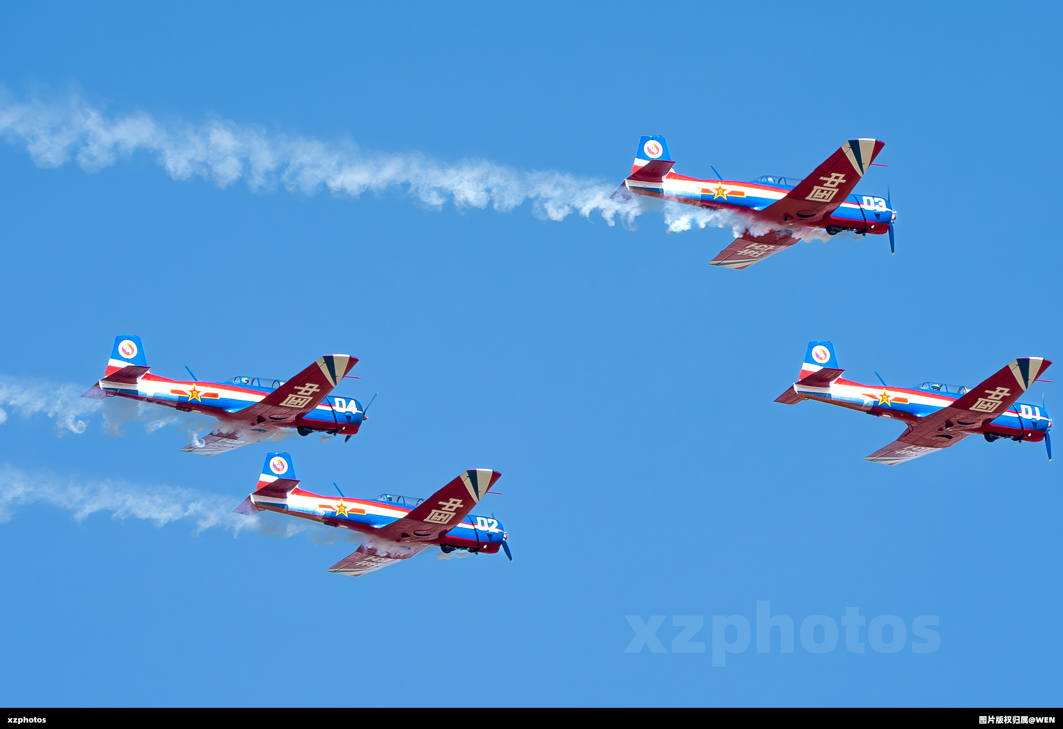 天之翼四机编队