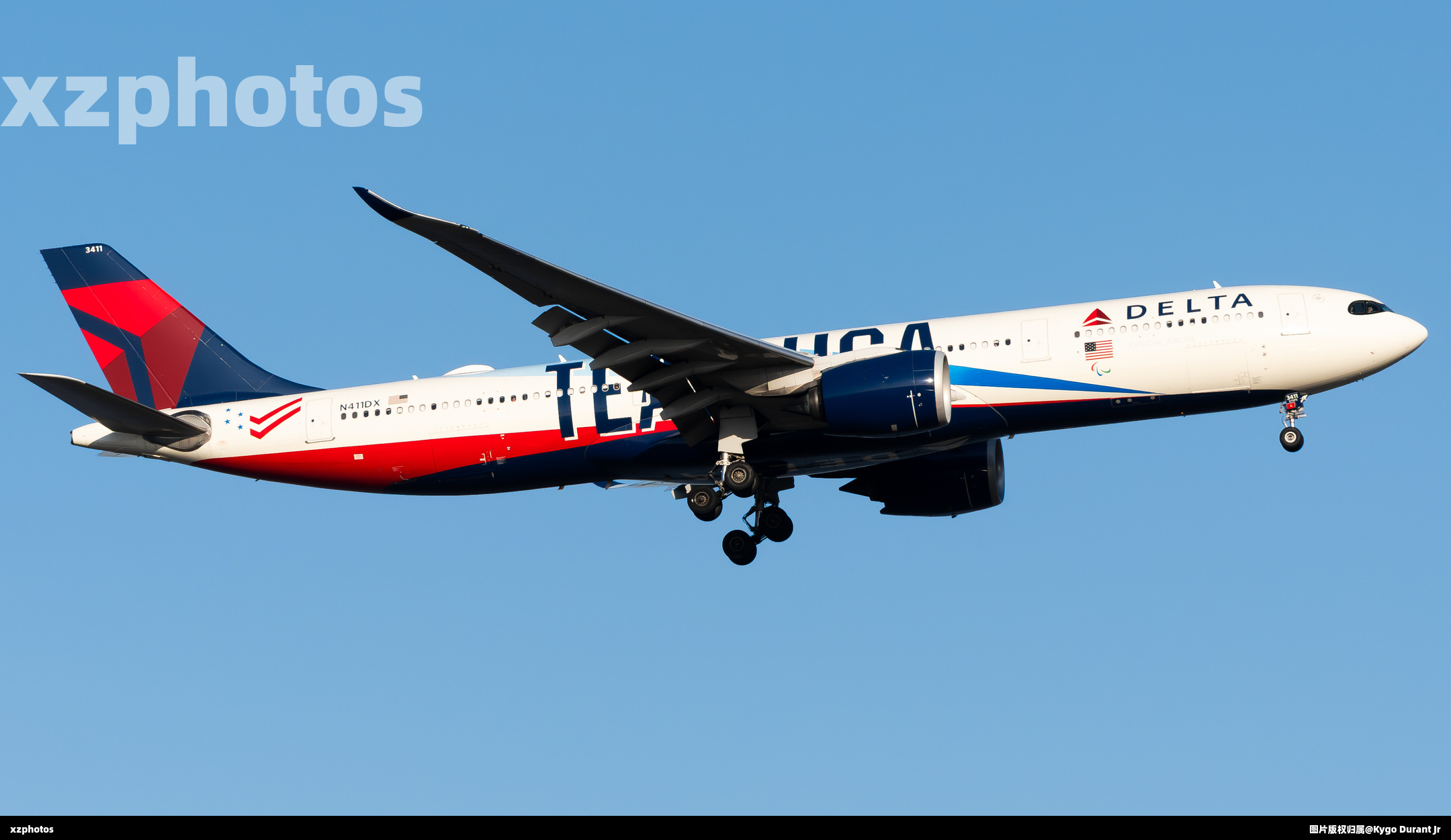 达美339美国队彩绘