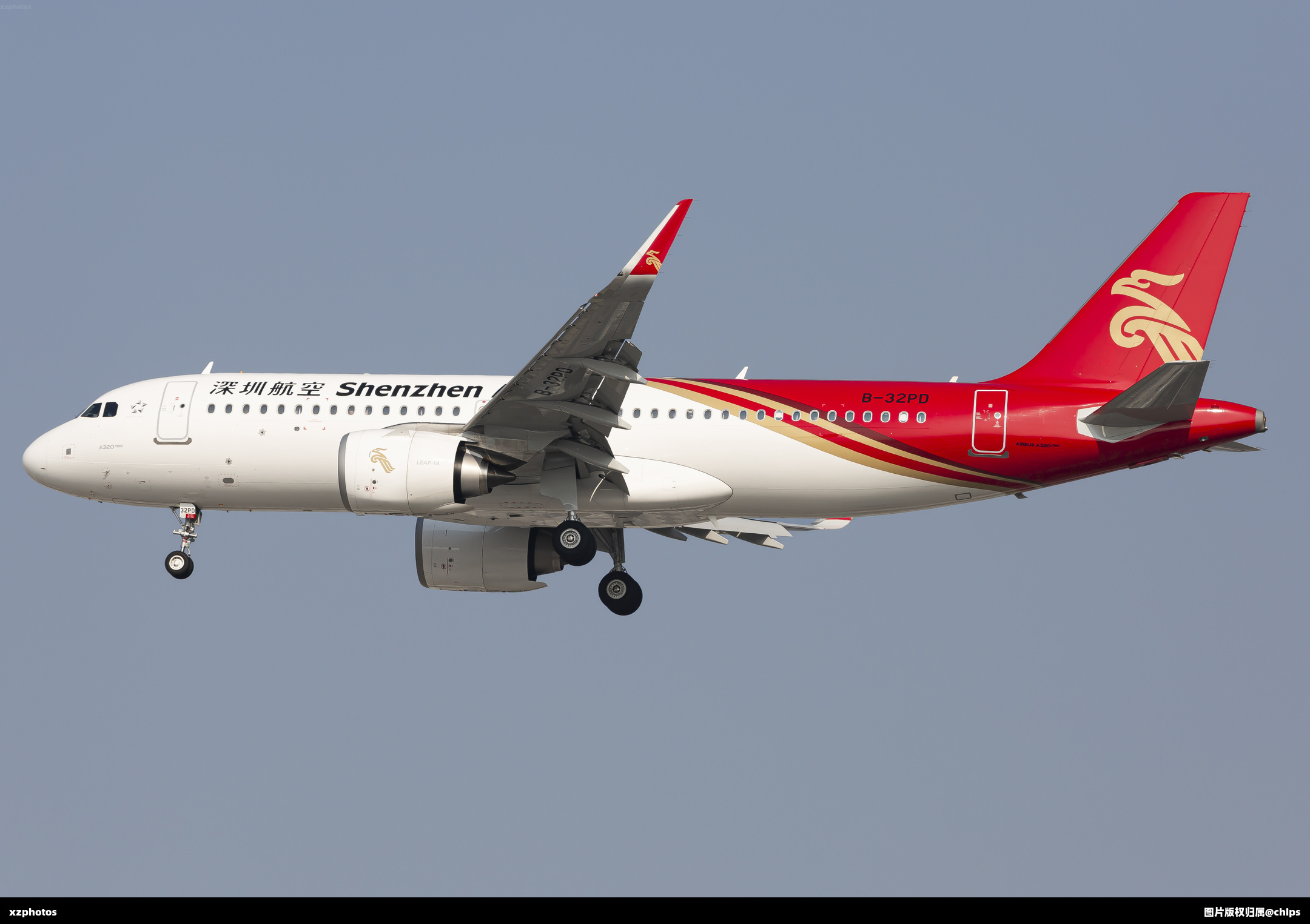 深航320neo机队最新一架飞机