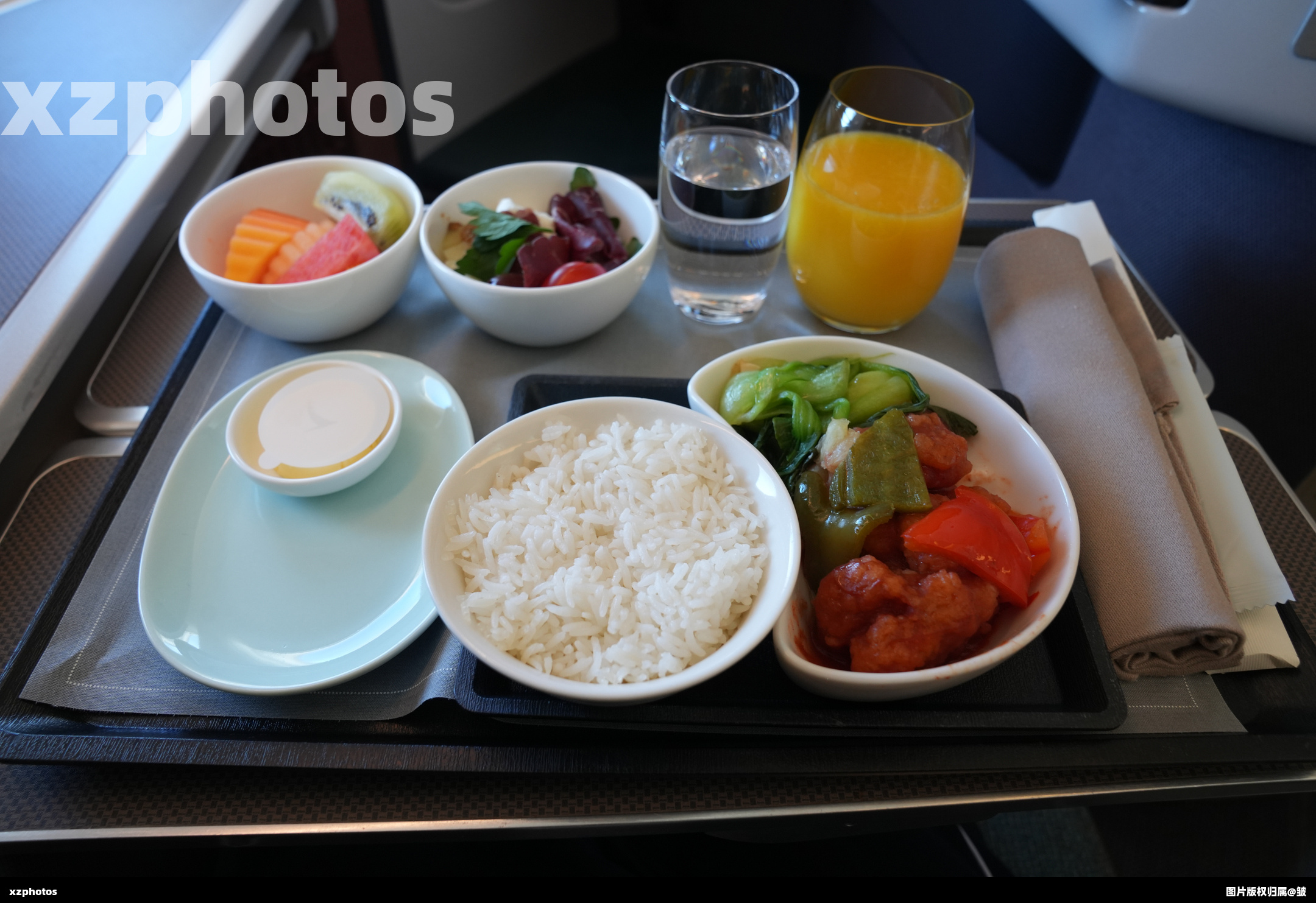 CX391 北京-香港 商务舱餐食