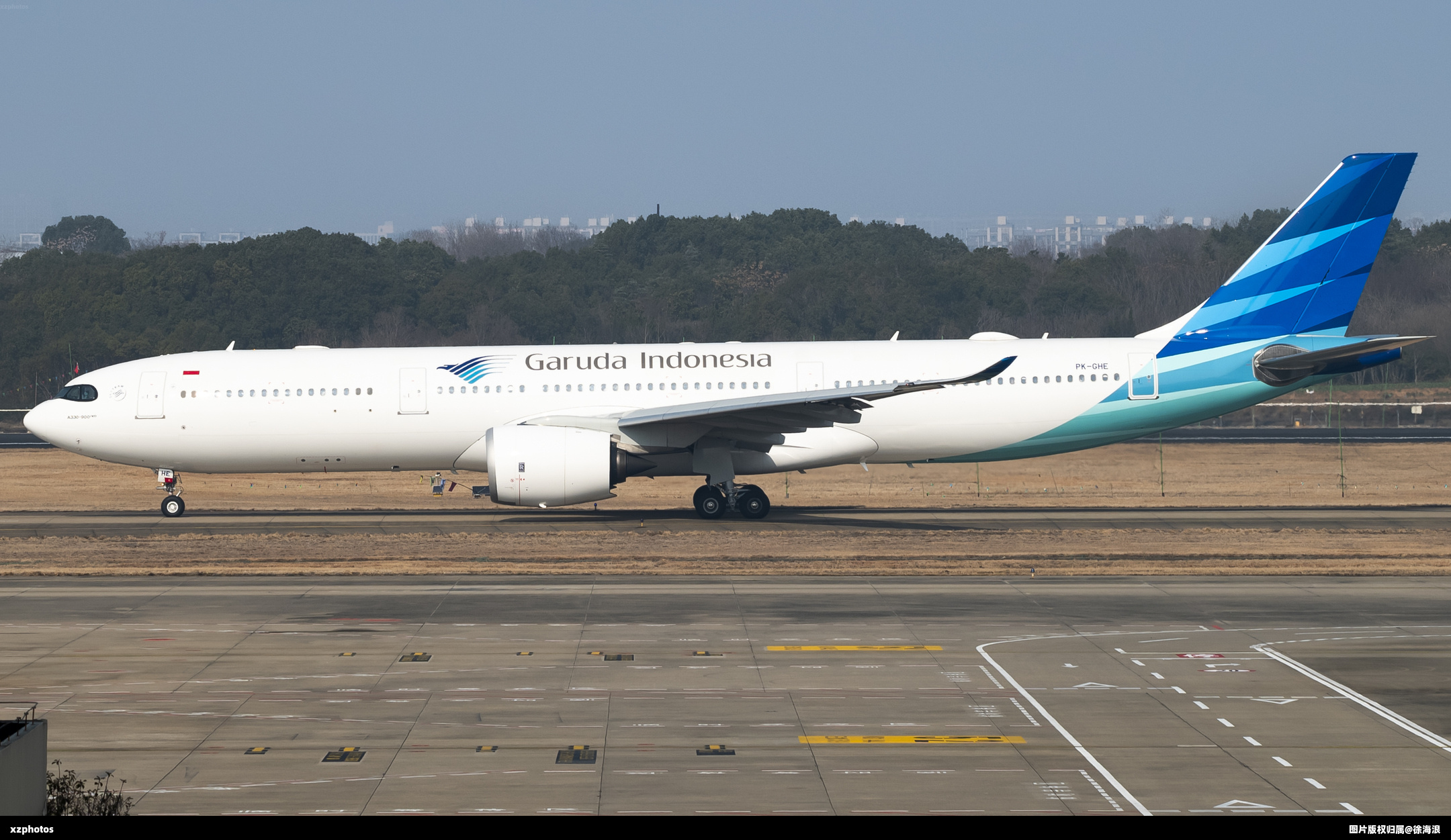 印尼鹰航A339备降南京禄口