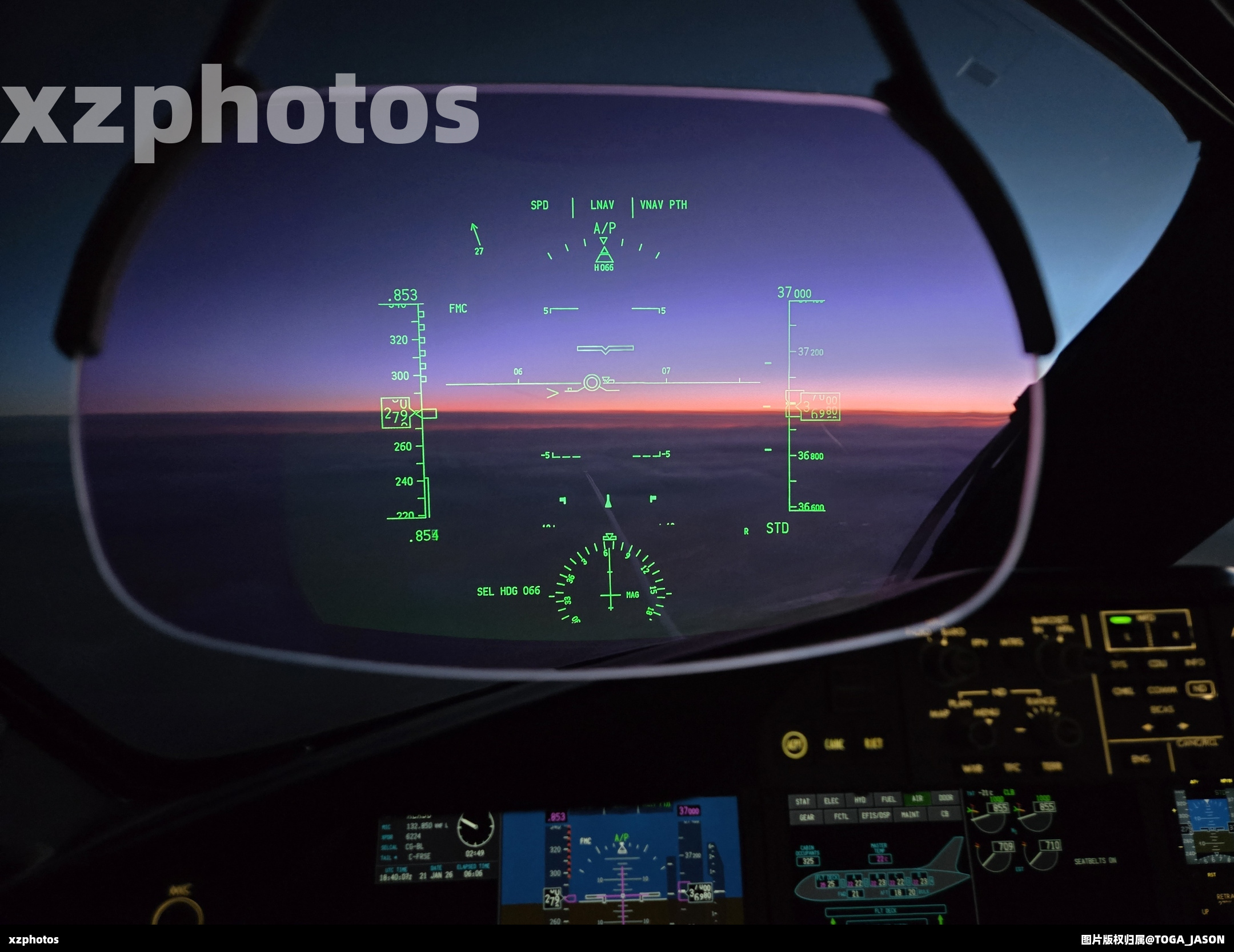 加拿大航空787-9HUD