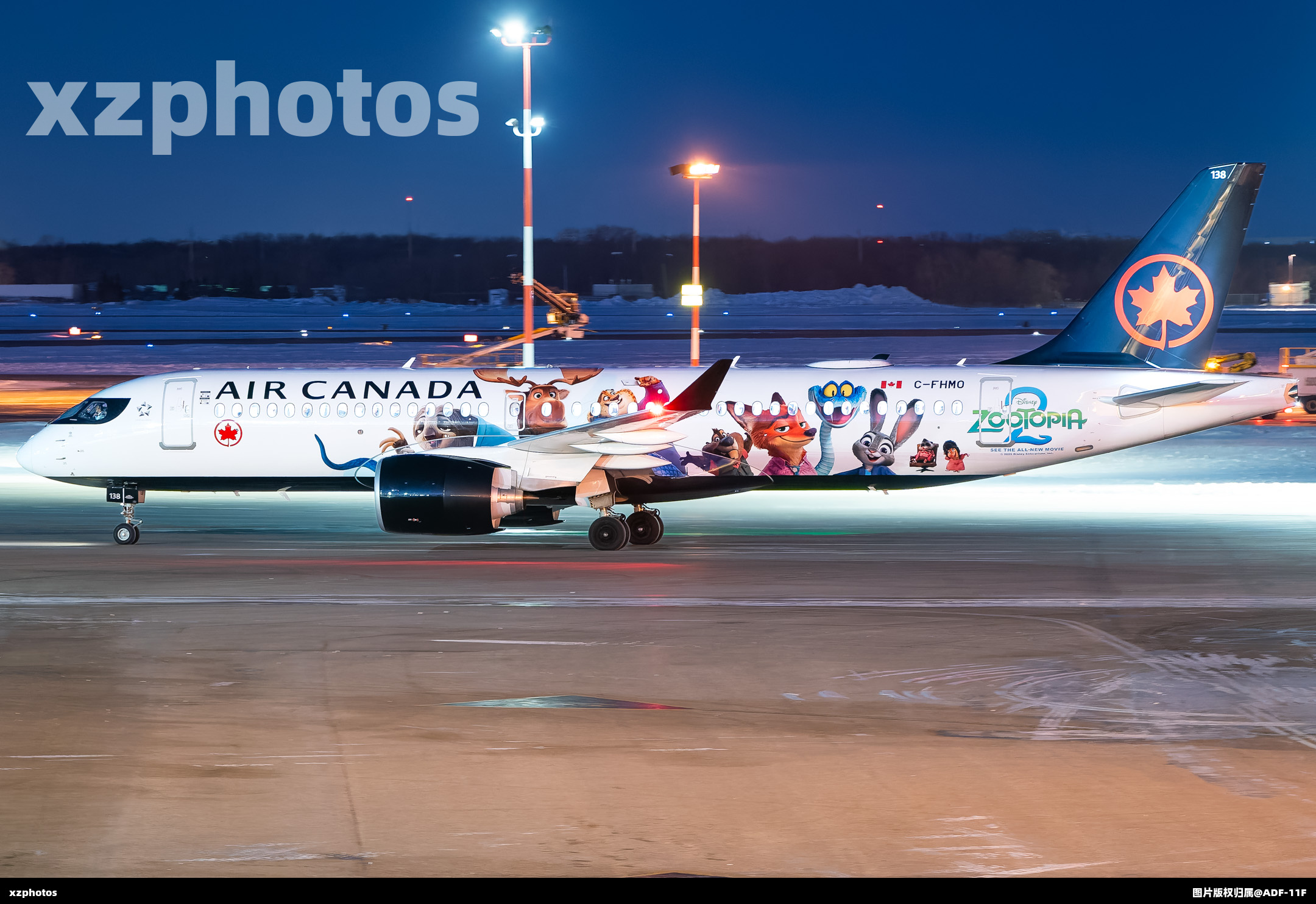 加拿大航空疯狂动物城2彩绘