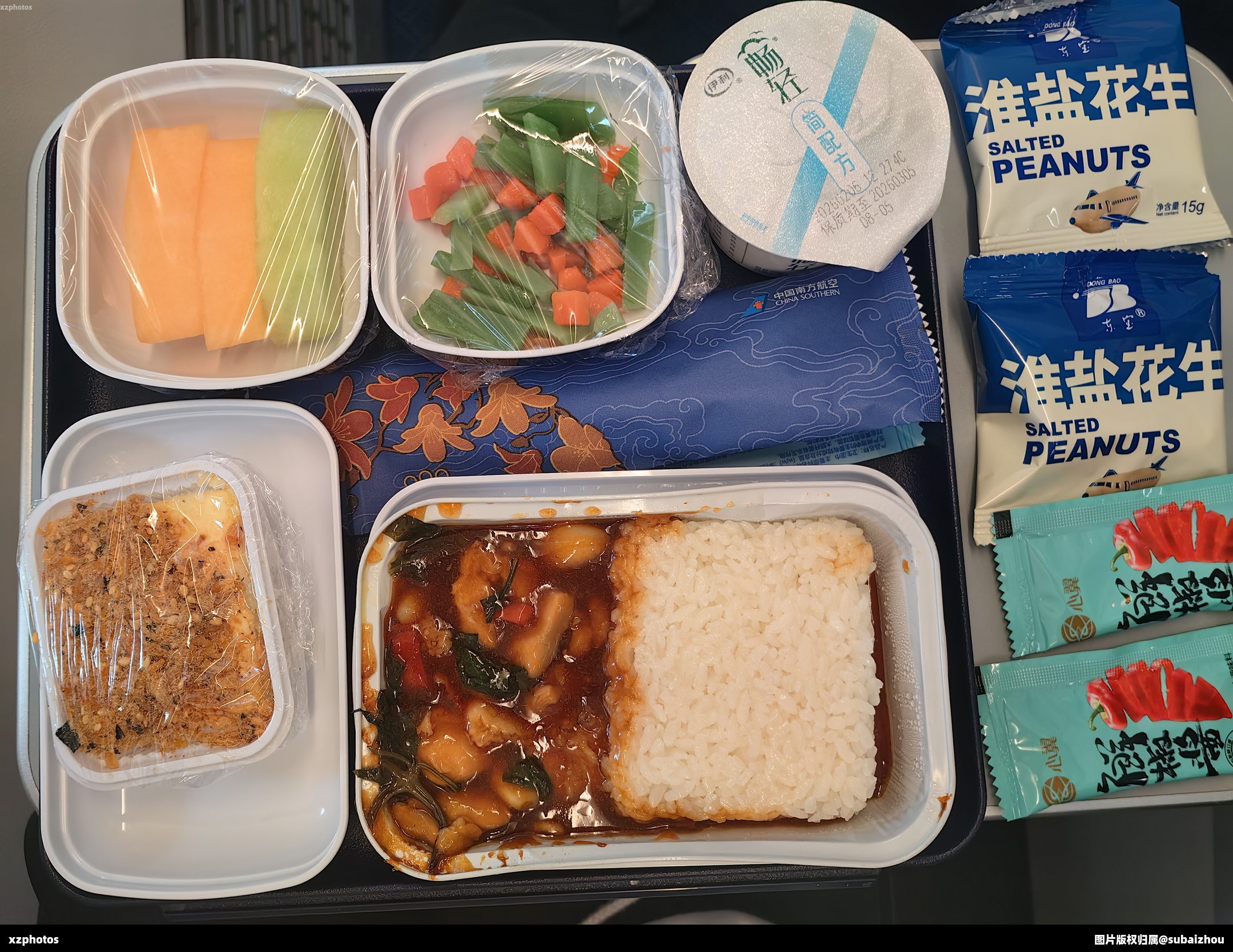 CZ6860 PVG-ATT 超经餐食