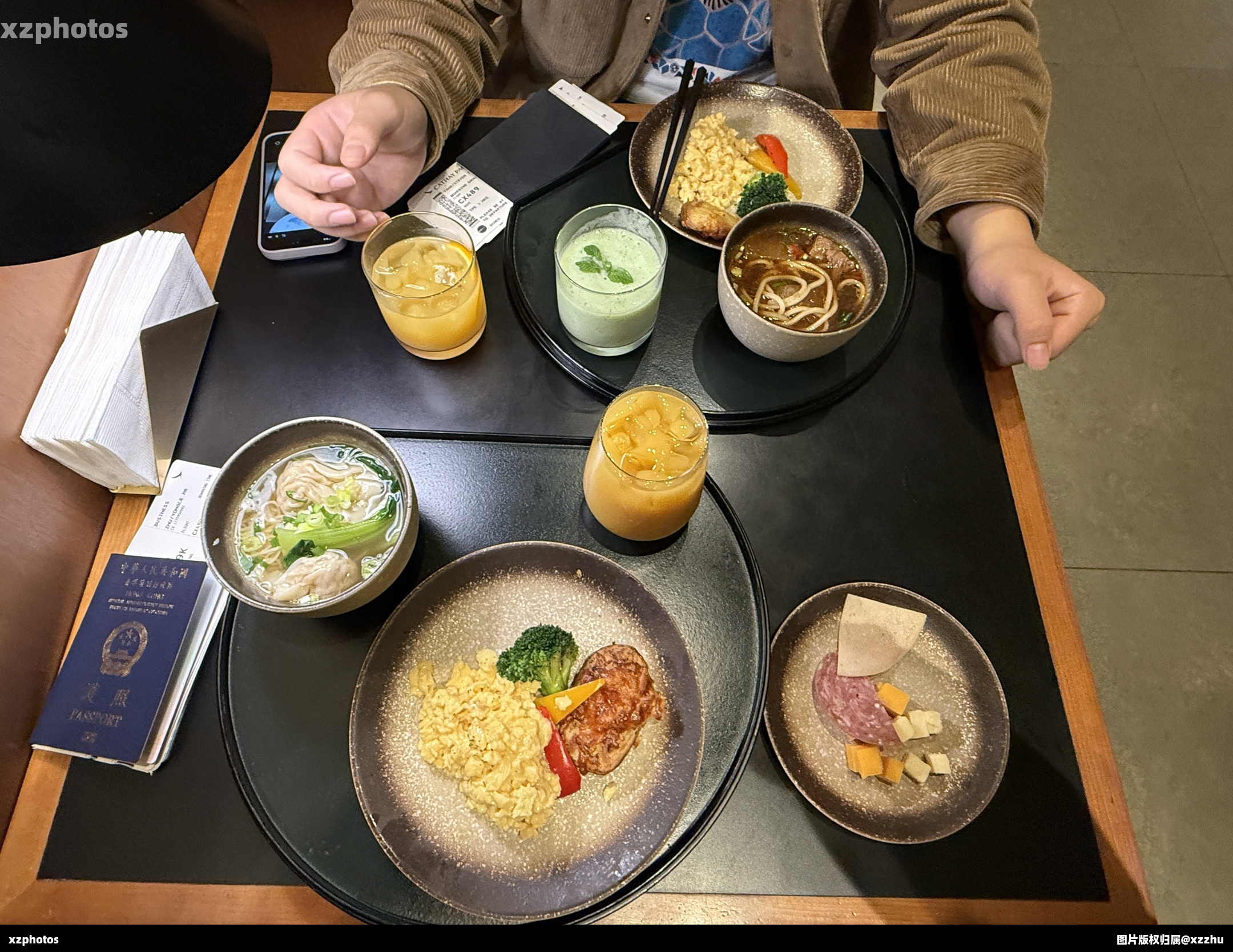 国泰航空台北休息室餐食