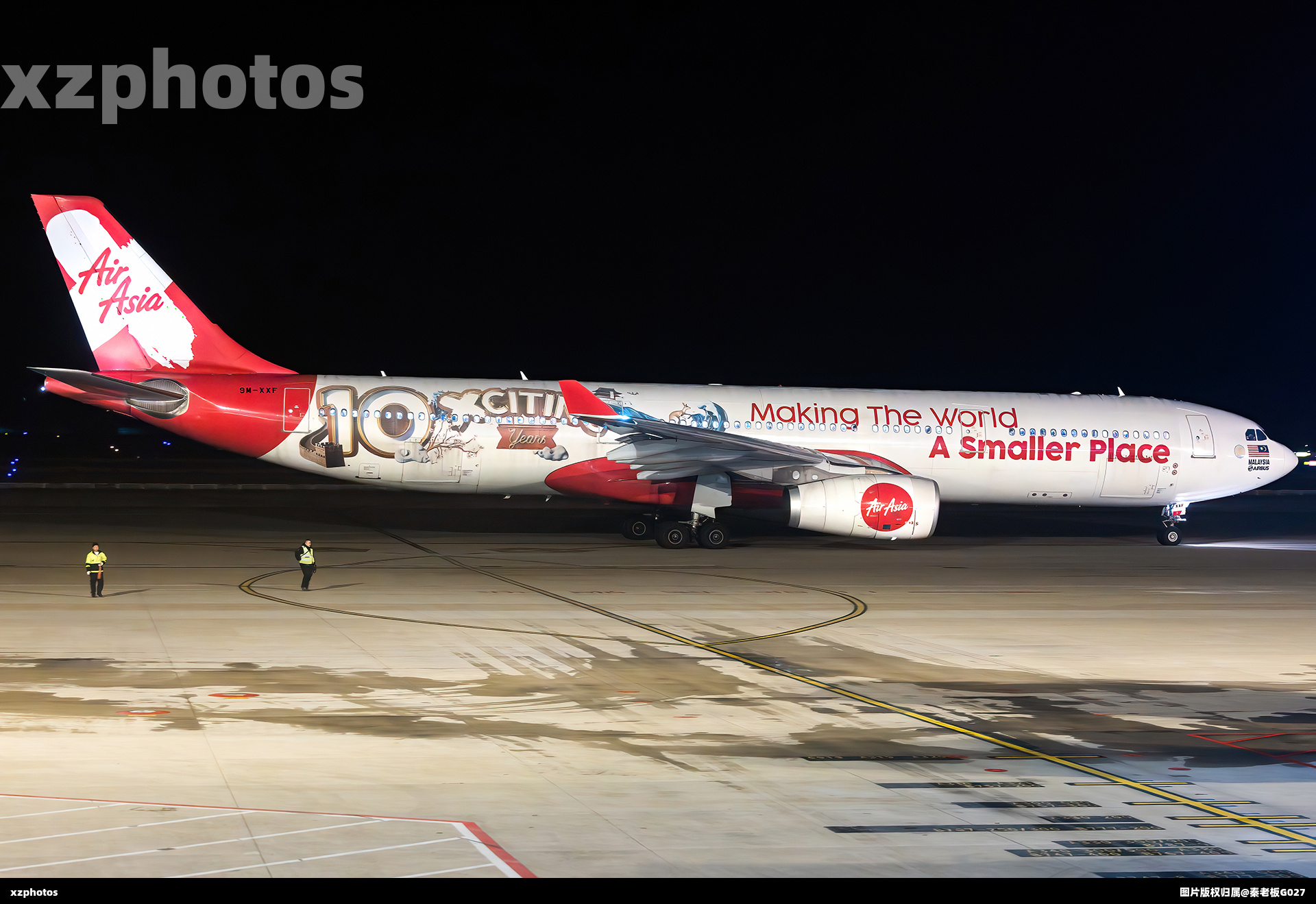 亚航10周年彩绘