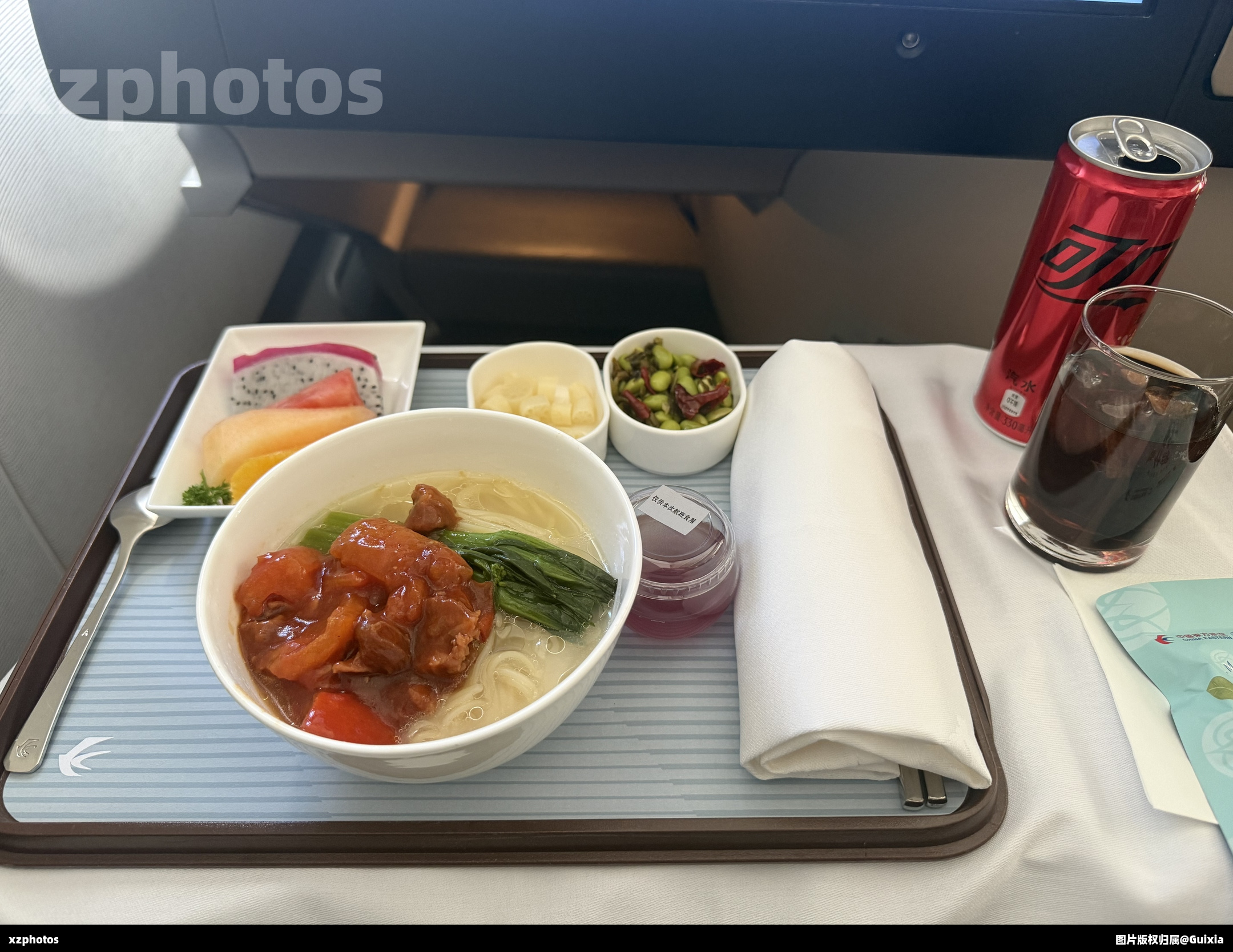 MU5328 广州-上海浦东商务舱餐食