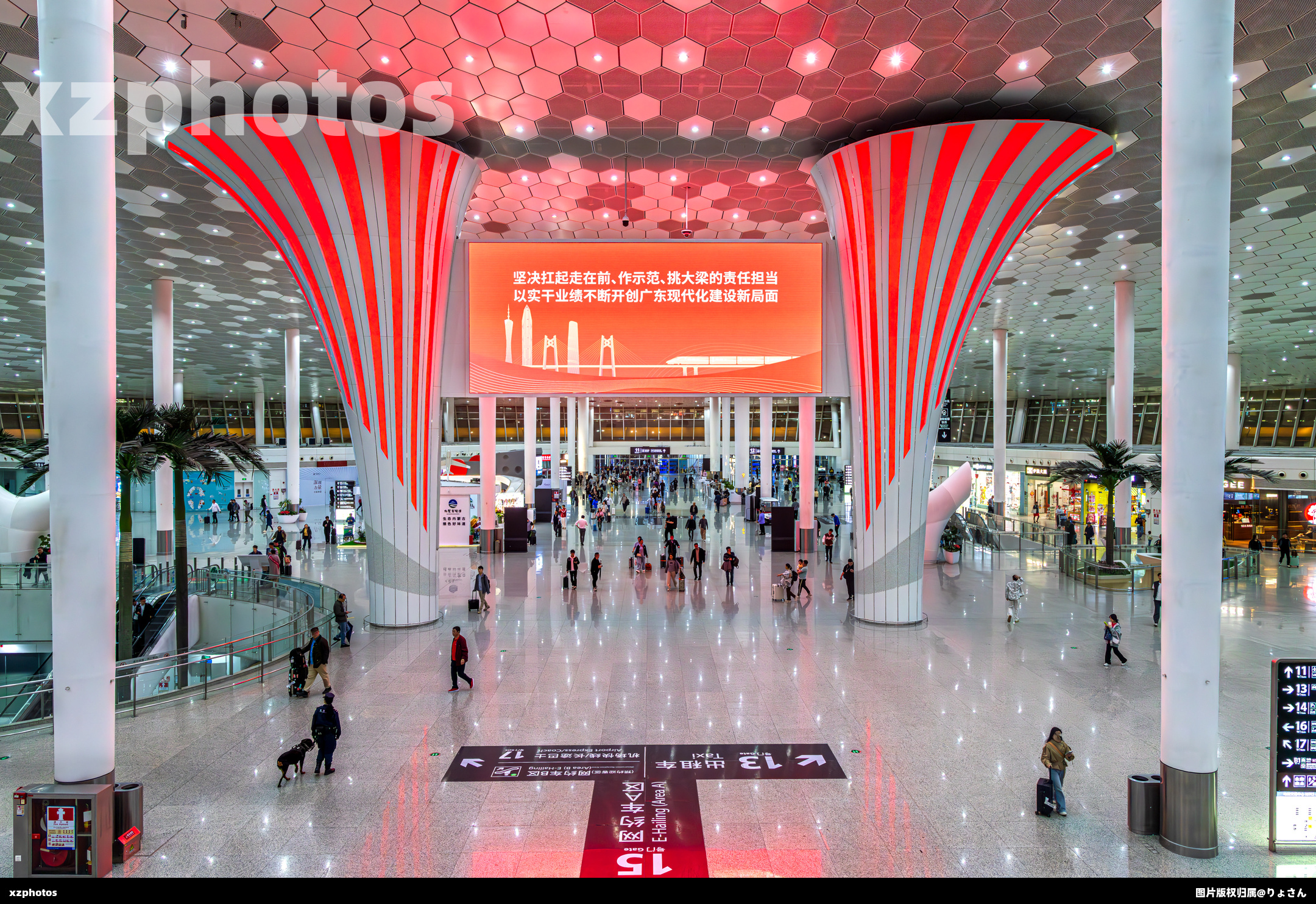 深圳宝安机场3F到达层