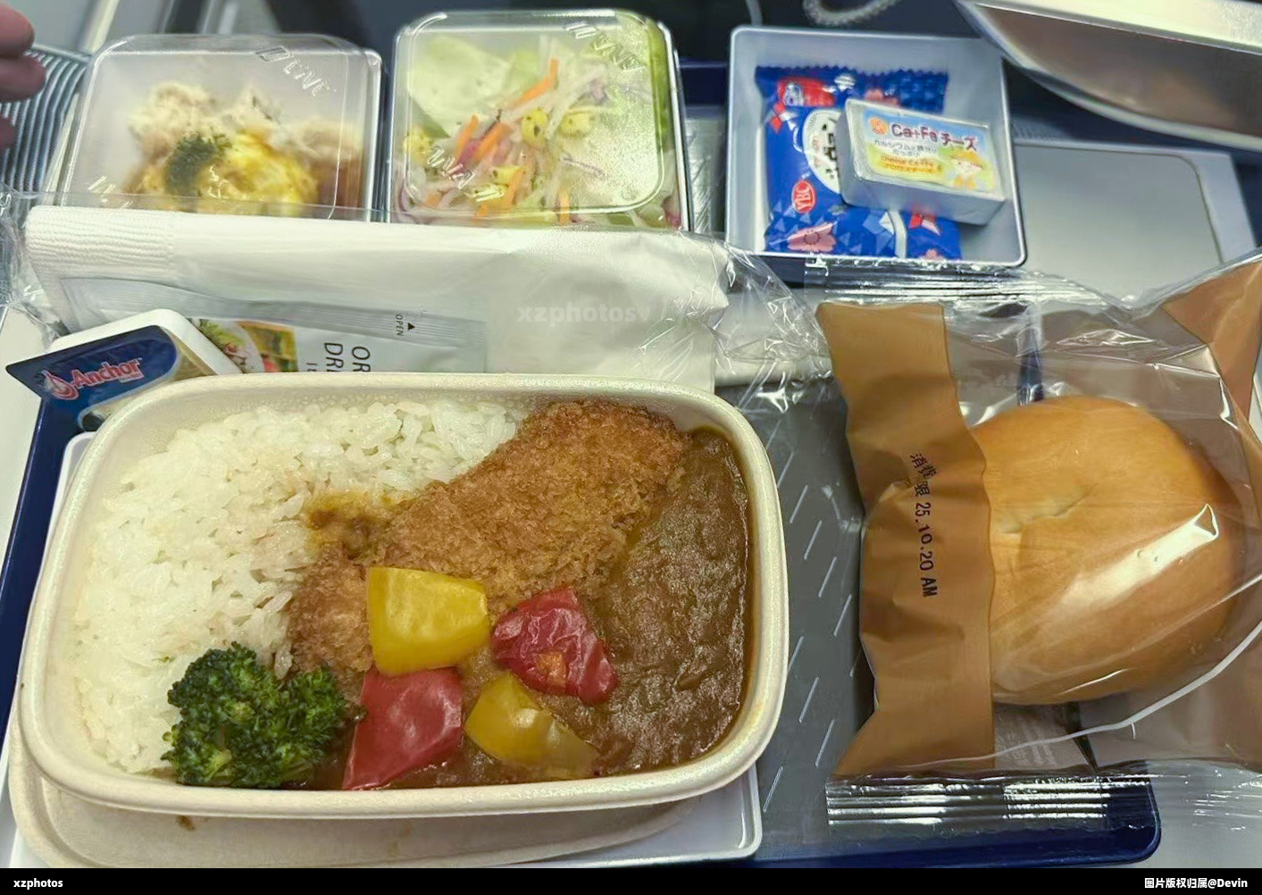 NH963东京羽田-北京首都经济舱餐食