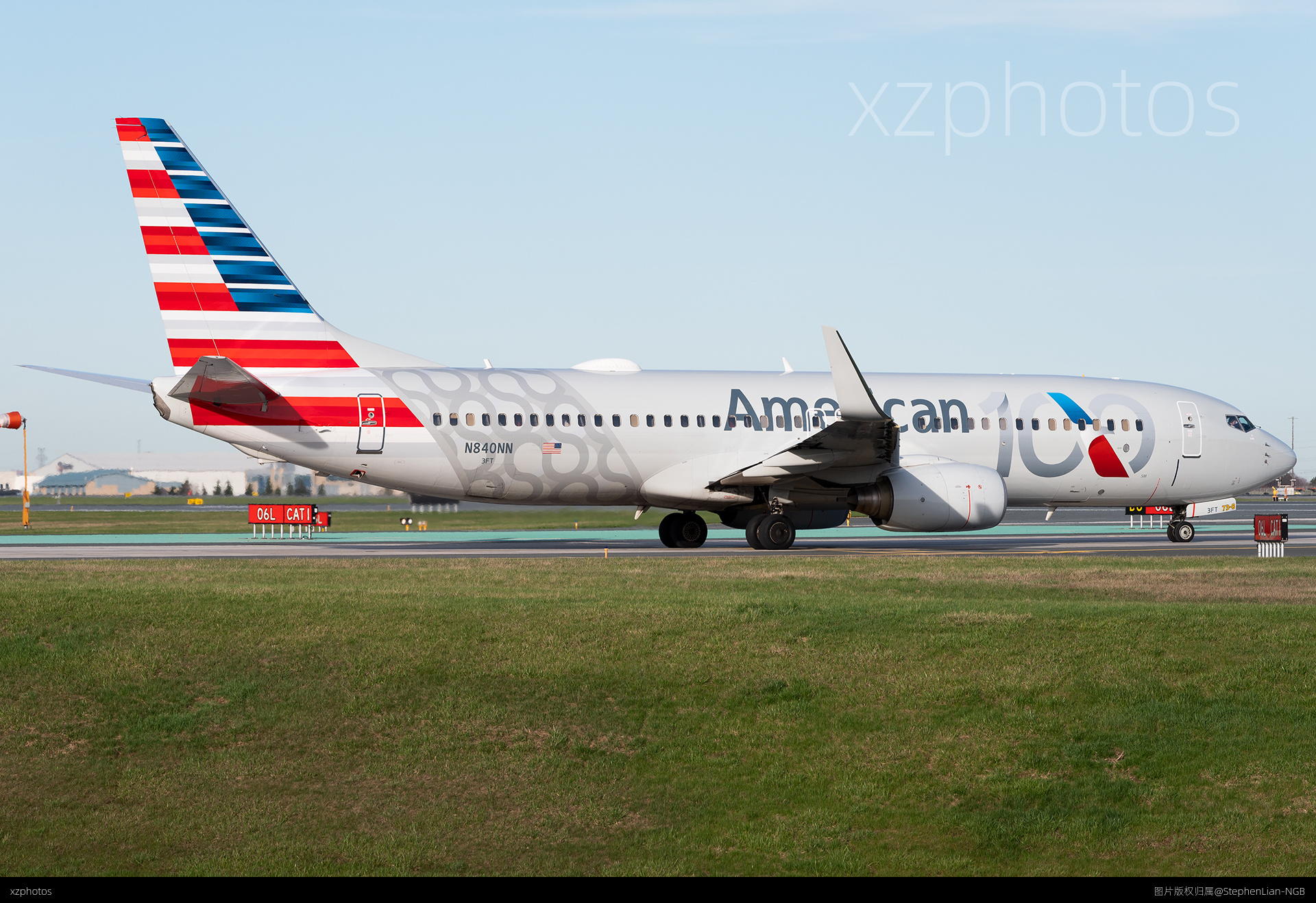 美国航空100周年彩绘