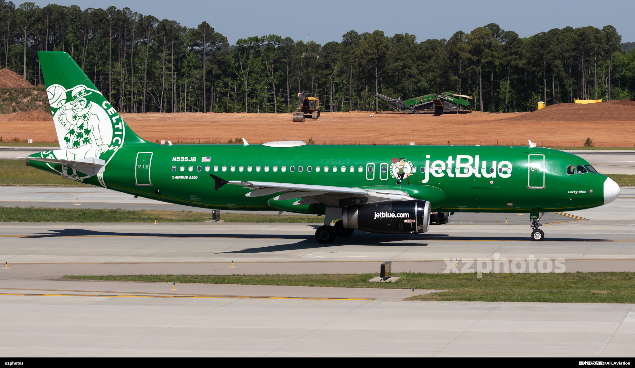 捷蓝航空Lucky Blue特殊涂装